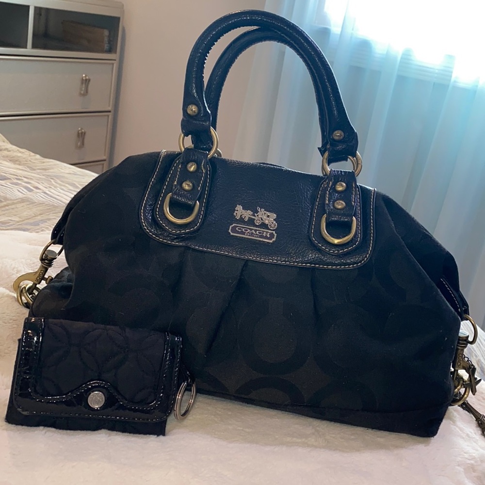 Coach bag + Vera Bradley wallet